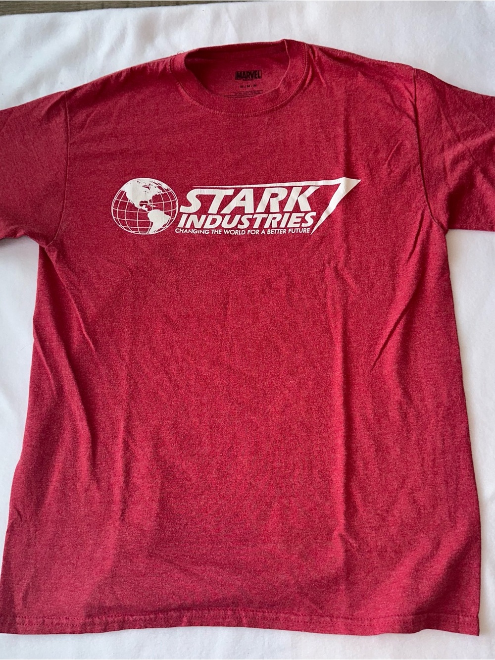 Marvel Red Stark Industries Graphic Tee